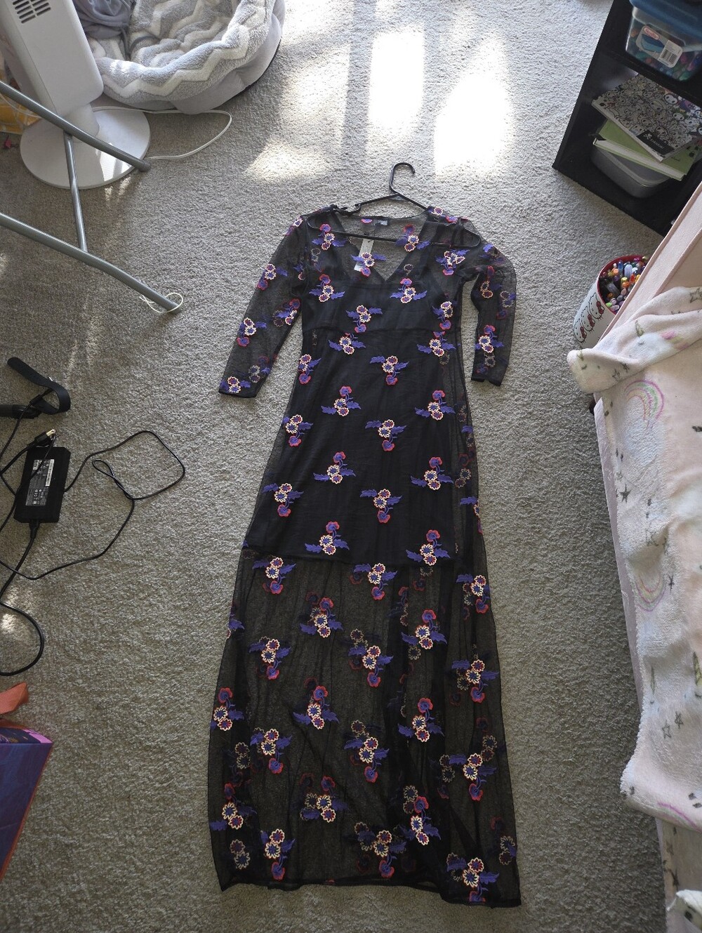 New RD & koko New Maxi & Slip Sexy Sheer Dress Size Small with TAG - Picture 8 of 10